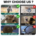 Lightweight Reflective Airtag Case Cat Collar Breakaway - GreenFur
