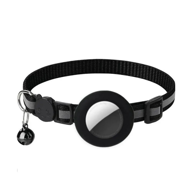Lightweight Reflective Airtag Case Cat Collar Breakaway - GreenFur