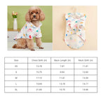 Lightweight Snap Button Cartoon Umbrella Pattern Dog Raincoat - GreenFur