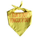 Lightweight Summer Outdoor Pet Single Layer Printed Bandana - GreenFur