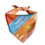 Lightweight Summer Outdoor Pet Single Layer Printed Bandana - GreenFur