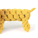 Lion Dog Cotton Rope Chew Toy for Puppies and Cats Aggressive Chewers - GreenFur