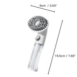 Long - Handle Silicone Cat Dog Grooming Scrubber Brush - GreenFur