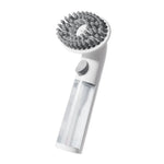 Long - Handle Silicone Cat Dog Grooming Scrubber Brush - GreenFur