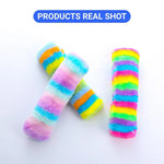 Long Plush Cat Toy with Catnip and Crinkle Sound for Active Play - GreenFur