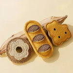 Loofah Chew Toy Fun Bread Donut Cookie Shapes for Cats - GreenFur