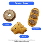 Loofah Chew Toy Fun Bread Donut Cookie Shapes for Cats - GreenFur