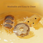 Loofah Chew Toy Fun Bread Donut Cookie Shapes for Cats - GreenFur