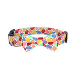 Love Heart Egg Four - Leaf Clover Printed Bowknot Pet Collar - GreenFur