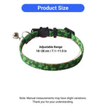 Lucky St Patrick Cat Collar with Bell Festive Holiday Pet Accessory - GreenFur