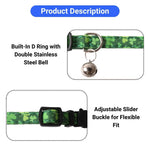 Lucky St Patrick Cat Collar with Bell Festive Holiday Pet Accessory - GreenFur