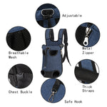 Luxury Oxford Pet Bag Front Pack Cat Carrier Bag - GreenFur