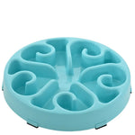 Luxury PP Pet Easy to Clean Dog Slow Feeder Bowl - GreenFur