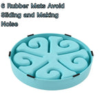 Luxury PP Pet Easy to Clean Dog Slow Feeder Bowl - GreenFur