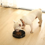 Luxury PP Pet Easy to Clean Dog Slow Feeder Bowl - GreenFur