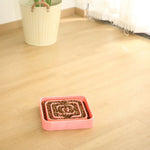 Luxury Square Pace PP Pet Slow Feeder Bowl - GreenFur