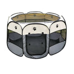 M Size Foldable Dog Playpen Outdoor Portable Dog Crate - GreenFur
