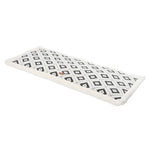 M Size Portable Stylish Geometric Pattern Jacquard Pet Mat - GreenFur