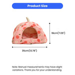 M Size Spring - Summer Series Triangular Cozy Small Pet Cave Bed - GreenFur