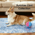 M Size Water Wave PVC - Coated Polyester Fabric Pet Cooling Mat - GreenFur