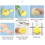 Massage Cat Pet Shampoo Shower Silicone Dog Bath Brush - GreenFur