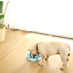 Maze Design Pet Slow Feeder Bowl - GreenFur