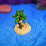 Mediterranean Style Resin Coconut Tree Ornament for Aquarium Landscape - GreenFur