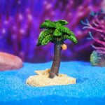 Mediterranean Style Resin Coconut Tree Ornament for Aquarium Landscape - GreenFur