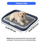 Medium Pet Training Pads Holder Dog Puppy Mesh Training Toilet Potty Tray - GreenFur