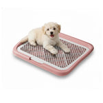 Medium Pet Training Pads Holder Dog Puppy Mesh Training Toilet Potty Tray - GreenFur