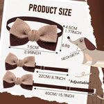 Melard Color Series Adjustable Pet Bow Tie for Dogs and Cats - GreenFur