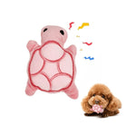 Mini Cute Turtle Plush Dog Chew Toy - GreenFur