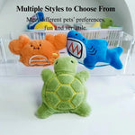 Mini Plush Squeaky Dog Toy Cute Chew Toy for Small Dogs - GreenFur