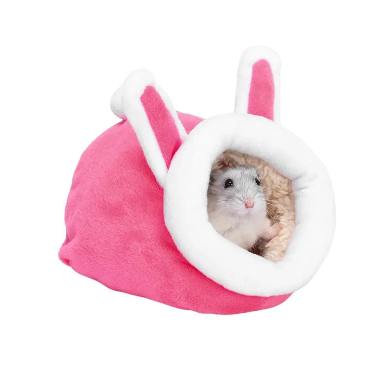 Miniature Cotton Winter Pet Bed Warm Cozy Nest for Hamsters - GreenFur