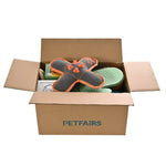 Mix Dog Sample Carton of 16 PCS including 5 Dog Toys, 5 Grooming Tools, 4 Feeding Tools, 2 Walking Tools - GreenFur