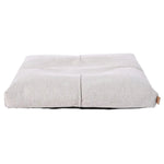 Modern Design Texture Soft Linen - Feel Fabric Pet Dog Bed - GreenFur