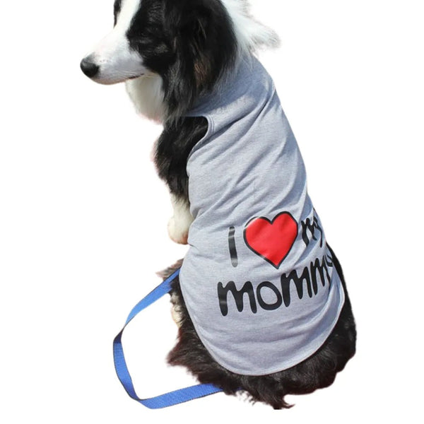 Mother's Day Thin Breathable Summer Large Dog Vest - GreenFur
