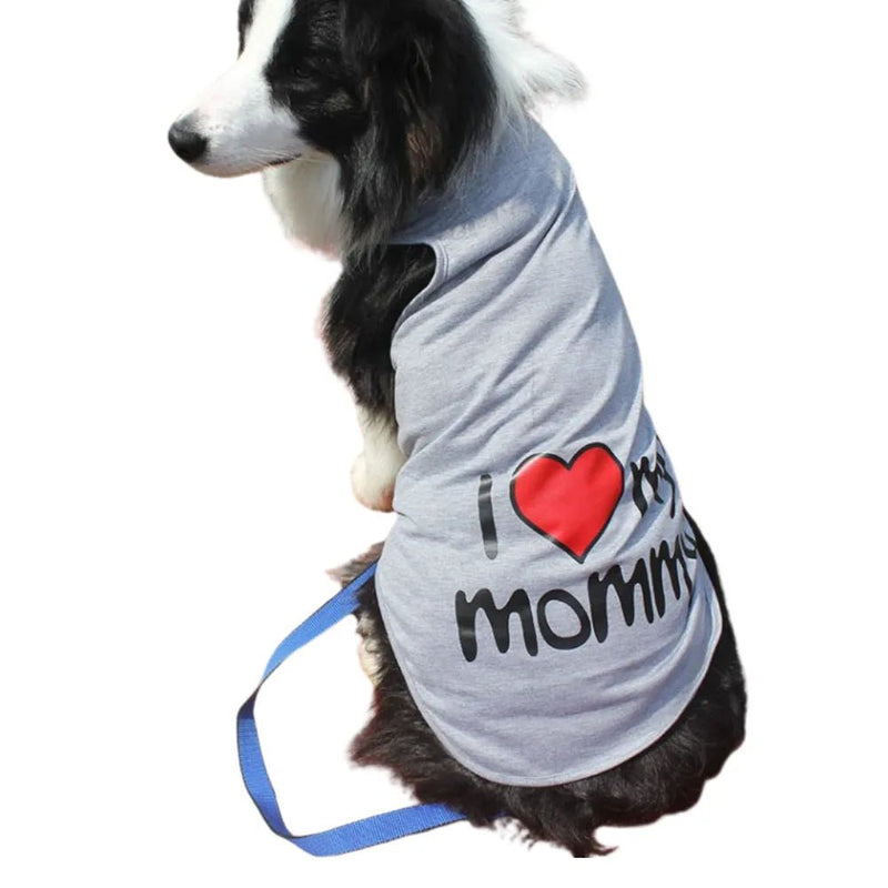 Mother's Day Thin Breathable Summer Large Dog Vest - GreenFur