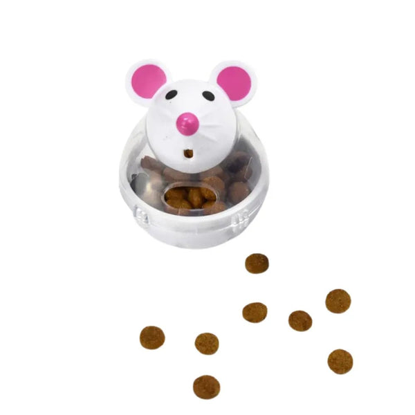 Mouse Tumbler Leakage Pet Food Ball Dog Treat Toys - GreenFur