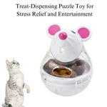 Mouse Tumbler Leakage Pet Food Ball Dog Treat Toys - GreenFur