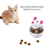 Mouse Tumbler Leakage Pet Food Ball Dog Treat Toys - GreenFur