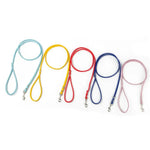Multi Color Fashion Round PU Leather Pet Leash - GreenFur
