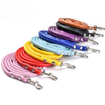 Multi Color Fashion Round PU Leather Pet Leash - GreenFur