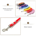 Multi Color Fashion Round PU Leather Pet Leash - GreenFur
