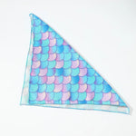 Multi - color Stylish Mermaid Tail Design Dog Bandana - GreenFur