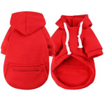 Multi - color Zip Pocket Sweatshirt Hoodie for Small, Medium and Large Dogs - GreenFur