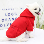 Multi - color Zip Pocket Sweatshirt Hoodie for Small, Medium and Large Dogs - GreenFur