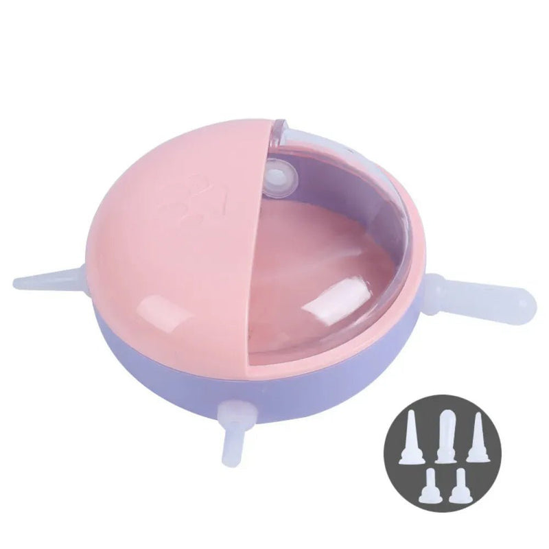 Multi Feeding Port Nursing Bowl ABS Feeder for Kittens and Puppies - GreenFur