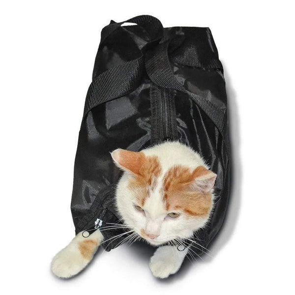 Multi - Function Grooming and Bathing Bath Bag for Cat - GreenFur