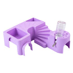 Multi - Functional Hamster Cage Accessory Set with Water Bottle - GreenFur